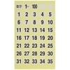 A-One 08080-3P Special Label, Number, White, Round 0.6 inch (15