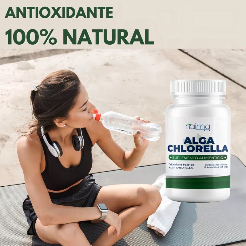 Naíma Alga Chlorella 100 Capsulas