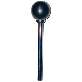 SBD’s World Class Magnetic Hitch Pins 4-1/4" Locking Length | Phenolic Round Knob Ball Knobs | Universal Fitness Eqpt Weight Stack SELECTOR KEY - Cotterless 3/8" Dia Chrome Pl Steel Shaft