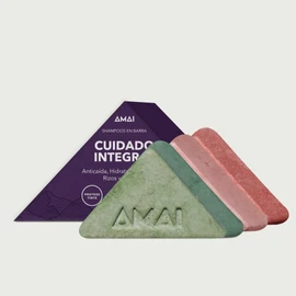 Set Shampoo en Barra AMAI Natural – Hidratante, Anticaída y Rizos Definidos – 3 Barras Sólidas Veganas, Sin Sulfatos, Ecológicas y Hechas en México