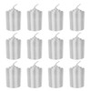 SRG Silver Unscented 15 Hours Votive Candles Pack of 12