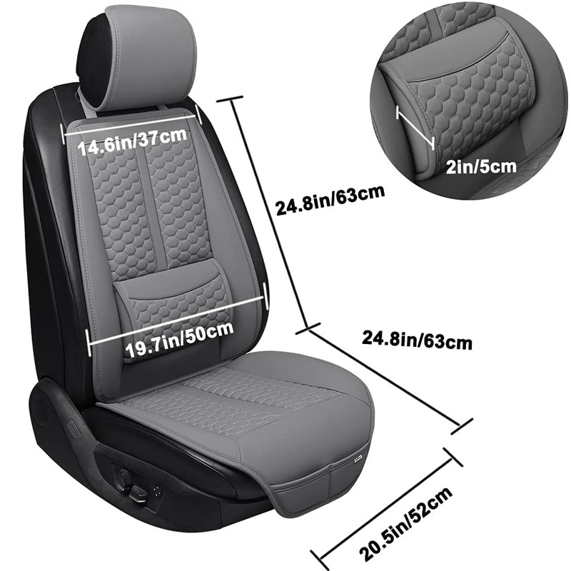 Black Panther Car Seat Cover, 1 Piece Universal Sideless Driver
