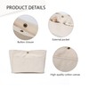 YONBEN Storage Bag Lightweight Large Capacity Eco Friendly Cotton Canvas