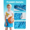 NATUST Boys' Printed Swimming Shorts with Mesh Lining Beach Shorts,