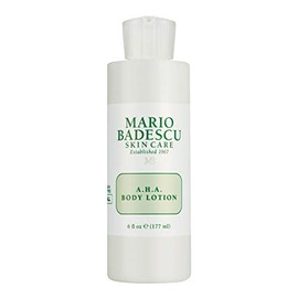 Mario Badescu AHA Loción corporal con ácido glicólico - Loción corporal hidratante y exfoliante suave para una piel más suave y de aspecto juvenil - Fórmula ligera y no grasa, 177 ml
