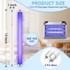 Qualirey 4 Pack 10W Bug Zapper Replacement Bulb T8 Light