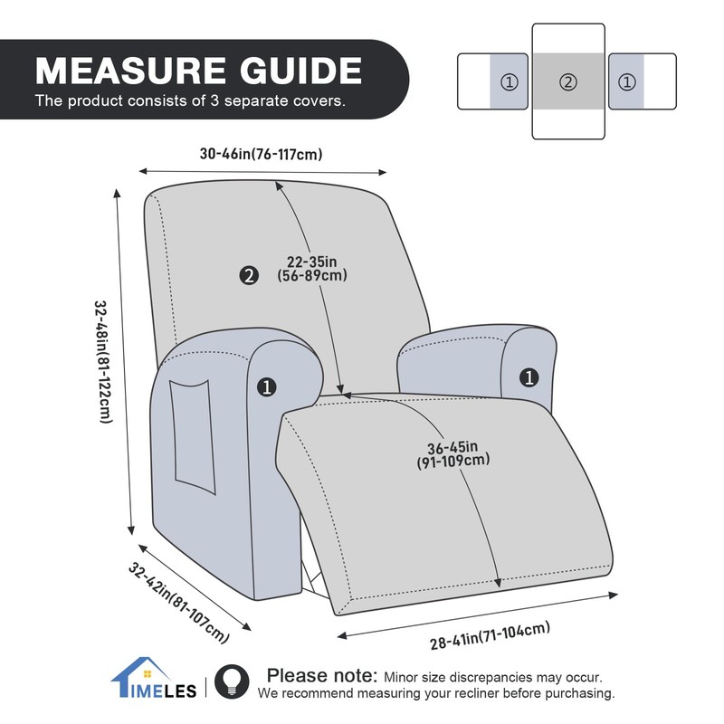 Timeles Recliner Covers Extra Wide Recliner Chair Covers Reclining Couch