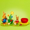 SIKORA OD13 Easter Decoration Colourful Wooden Egg Cup Easter Garden