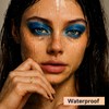 Blue Shimmer Powder Eyeshadow Single, Compact With Sponge-Tip Applicator