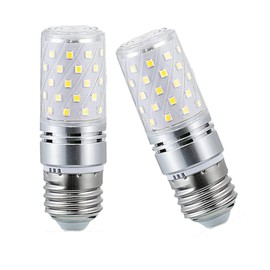 YBTOP YBTOP 12W E27 LED Corn Screw Bulbs,1200lm 6000K Daylight White,100W Incandescent Bulbs Equivalent,Not-Dimmable,2-Pack