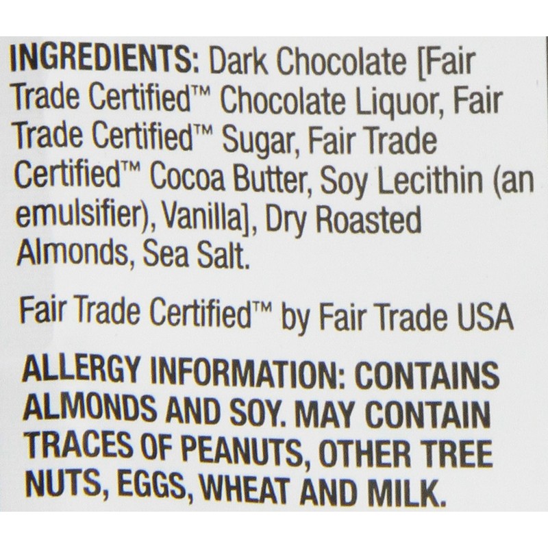 barkTHINS Dark Chocolate Almond and Sea Salt Snacking Chocolate, Holiday,