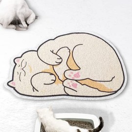 Lukamooâ¢ Cat Litter Mat, Extra-Large/XL, for Cat Litter Box, Bathroom Mat, Bedroom Mat