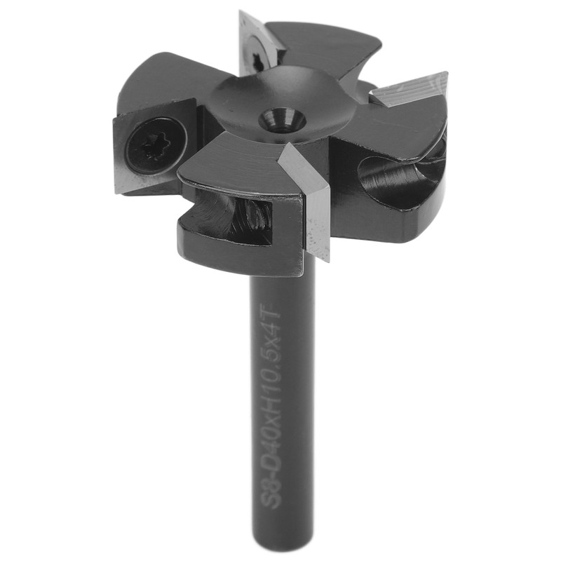 Surfacing Router Bit 4 Flute 8mm Shank 40mm Cutting Diameter