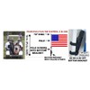 USA Golf Cart Flag with SSP Flags EZ On &