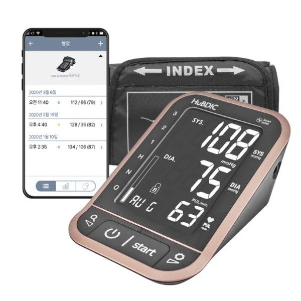 Huvidic automatic electronic blood pressure monitor HBP-1700BT can be connected