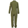 KarnevalsTeufel Combat Pilot Olive Green Overall for Men with Glasses