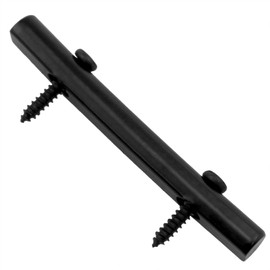 Lovelysp Metal Guitar String Retainer Bar Guitar String Tension Bar with Mounting Screws String Retainer Tension Bars for Electric Guitars 45mm/1.77 in 2PCS (Black)