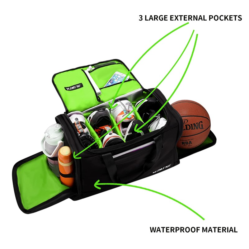 Sneaker Bag for Travel, Premium Multi-functional Duffel Bag, Gym Training