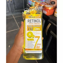veet gold Retinol Face body corrector oil 1000ml Vitamin A Anti Aging & Wrinkle