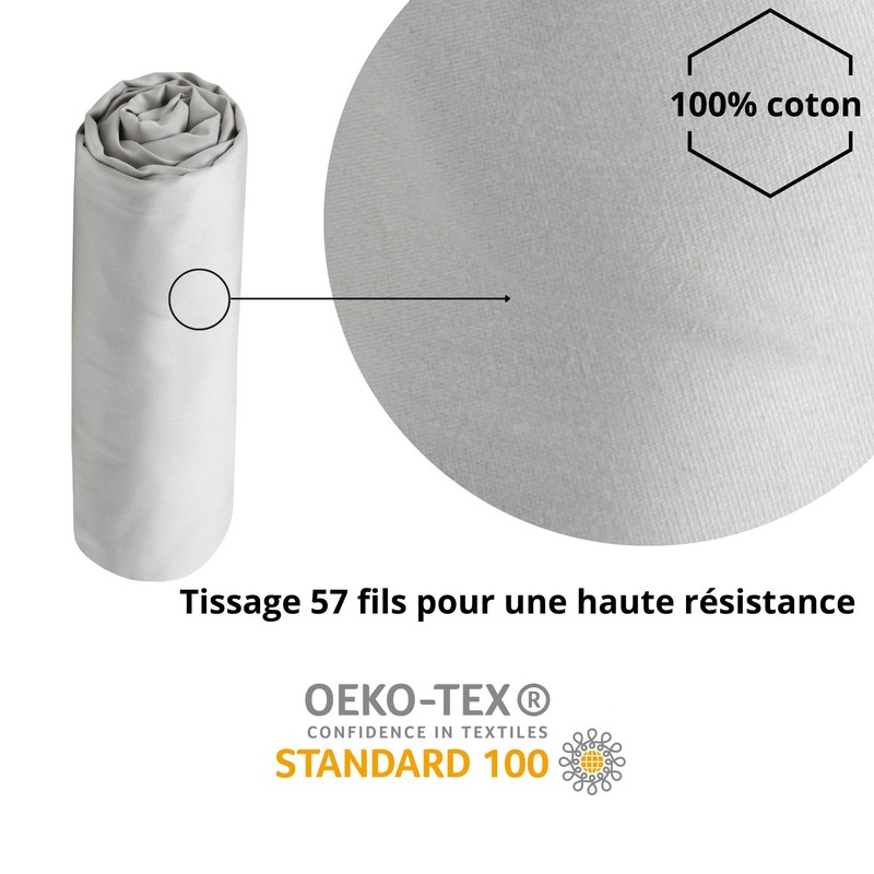 STOF - Fitted Sheet - Size 90 x 190 cm