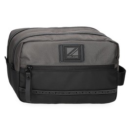 Pepe Jeans Joumma Bags Stratford Polyester Backpacks and Shoulder Bags Various Sizes, gray, Toiletry bag