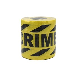 Island Dogs Crime Scene Novelty Toilet Paper – 3-Ply Roll with Printed Crime Scene Tape Design, 200 Sheets, Septic-Safe Fun Bathroom Gift, Perfect for Pranks, Parties & Gag Gifts