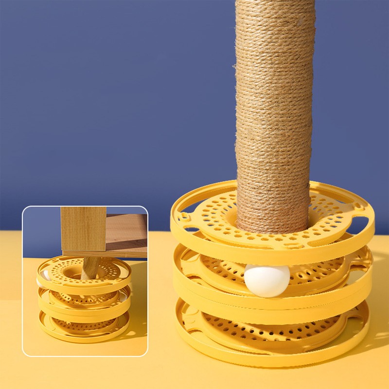 Cat Interactive Toy Ball Three Layer Trackball Tower Turntable Cat