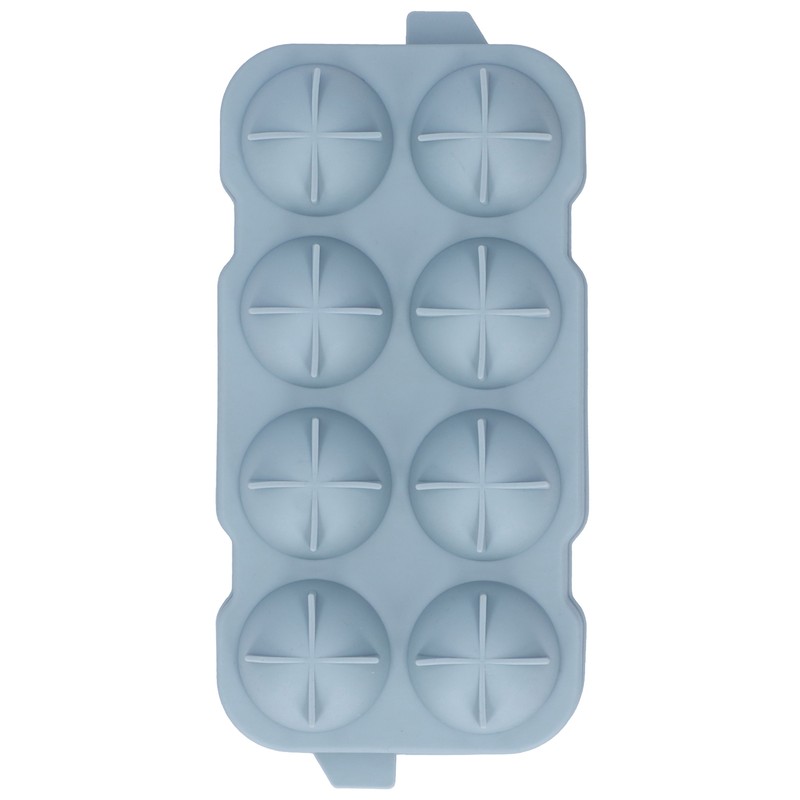 Ice Ball Maker Mold 8Hole Round Silicone Sphere Tray with