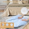 QH7 4 Pack Hanging Vacuum Storage Bags Space Saving Bags