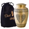 Cremation Urn for Human Ashes with Satin Bag, for Adults