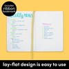 PAPERAGE Lined Journal Notebooks, 3 Pack, (Yellow, Blush & Turquoise),