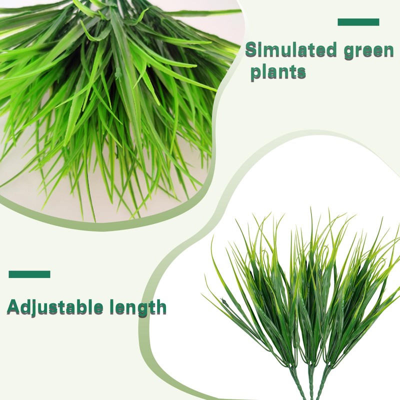 JoyHuaTrade 6 PCS Fake Grass Plants Pee Post, Reusable Washable