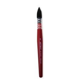 Artway Watercolour Brush, Red, Size 8