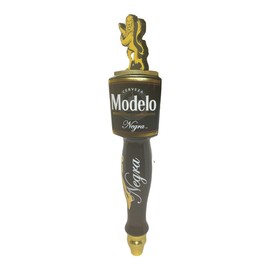 Modelo Negra Cerveza Black and Gold Beer Tap Handle | 14" Tall