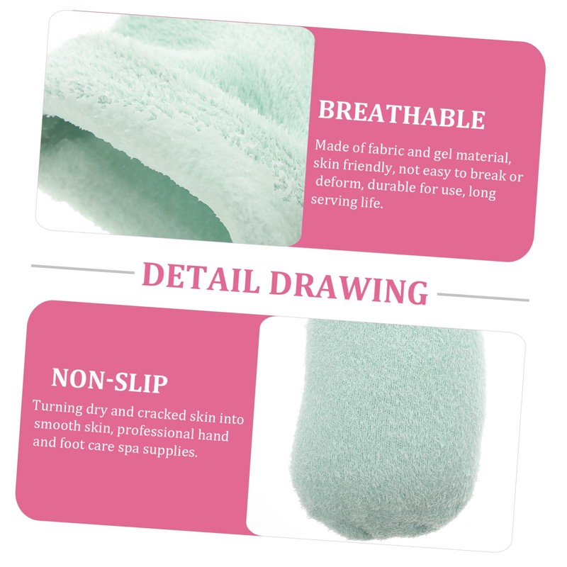 Ipetboom Gel Gloves Foot Masks Set Moisturizing Spa Socks for