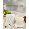 Jersinwei Butter Crock, French Butter Dish with Water Seal, 8