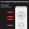 Universal Ceiling Fan Remote Control Kit，Multifunctional Wireless 3-in-1 Ceiling Fan