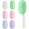 Lapfoon - Juego de 6 fundas para cepillo de dientes,