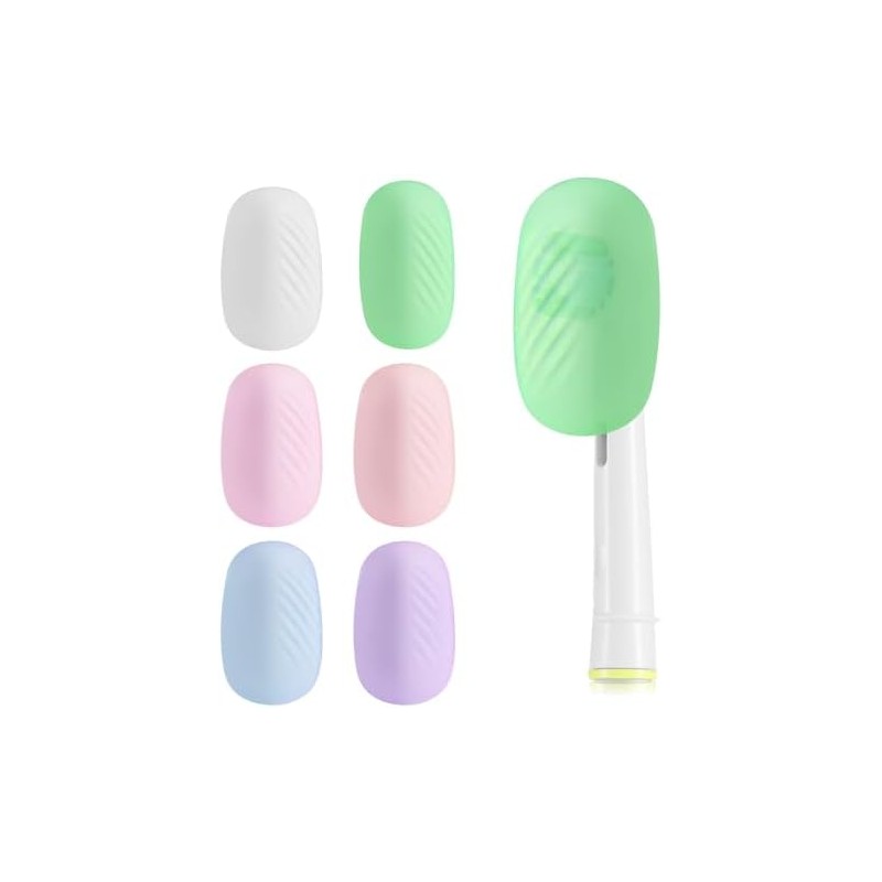 Lapfoon - Juego de 6 fundas para cepillo de dientes,