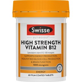 Swisse Ultiboost High Strength Vitamin B12 Tab X 60