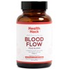 Health Hack Blood Flow con PQQ y Coq10  Suplemento Circulacin Sangunea  Con L-Arginina, Glicinato de Magnesio, Resveratrol, Coenzima Q10, Vitamina B3 