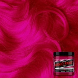 MANIC PANIC Classic Hot Hot Pink Semi Permanent Hair Color - Neon Pink Hair Dye for Women & Men That Lasts 4-6 Weeks - Vegan, Ammonia & Cruelty-Free - Create & Mix Custom Shades (4oz / 2pk)