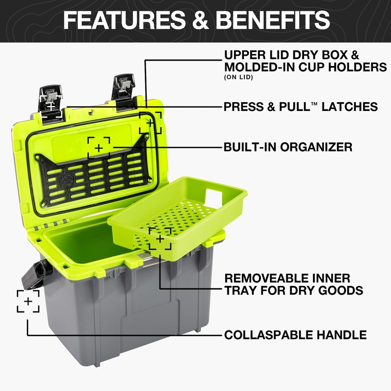 Pelican 14 Quart Personal Lunch Box Cooler (Midnight Blue)