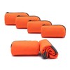 5 x Car Safety Vest Orange Adult One Size EN