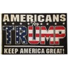 Americans For Trump Keep America Great! 100D Woven Poly Nylon