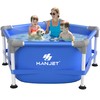 Hanjet 5 FT x 15 Inch PE Round Kids Swimming