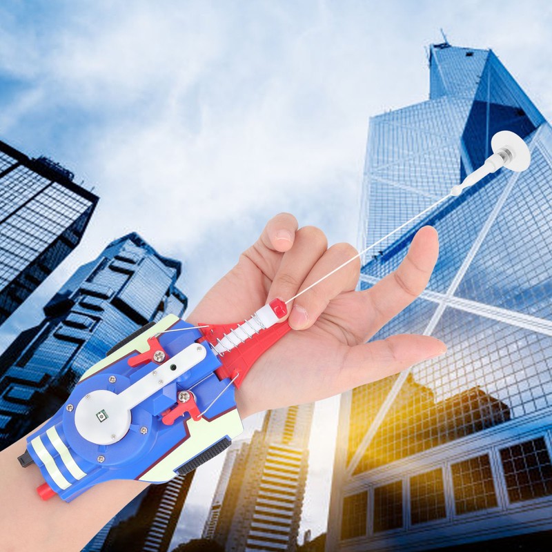 Kids String Launcher Toy Suction Cups Magnet 3 Meters Range