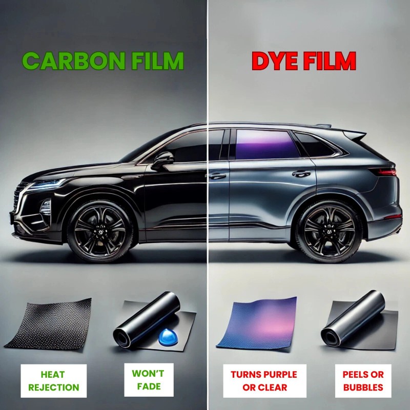 TintPro Precut Tint Kit Nano Carbon Film for Tacoma 2016-2023