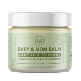 Organic Calendula & Chamomile Salve Hydrating Skin Moisturizer for Face & Body Soothing Dry Skin Care Balm Gentle Daily Skin Care Formula