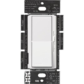 Lutron DVFSQ-LFH-WH- Interruptor de distribución eléctrica, Color Blanco